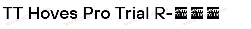 TT Hoves Pro Trial R字体转换